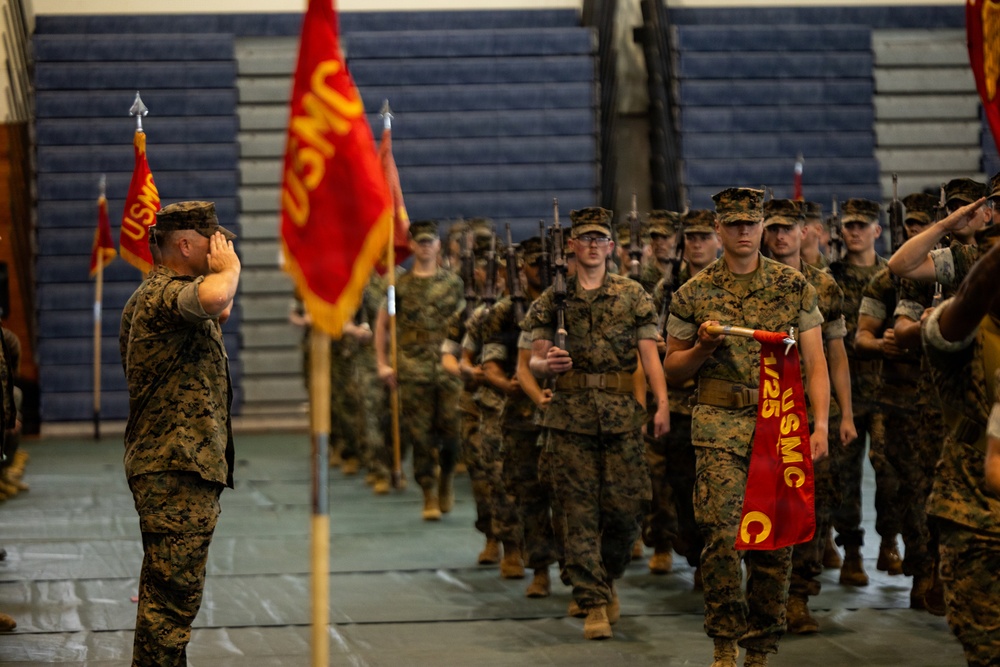 4th Marine Regiment Change of Command