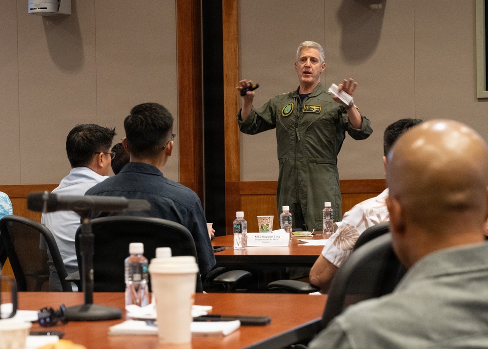 Commander, U.S. Pacific Fleet, delivers remarks at Exercise Rim of the Pacific 2026 CSEL Conference