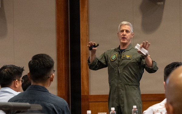 Commander, U.S. Pacific Fleet, delivers remarks at Exercise Rim of the Pacific 2026 CSEL Conference