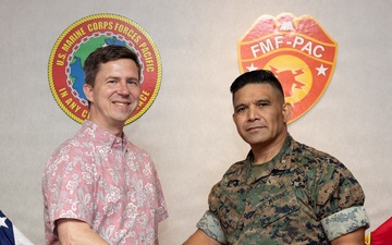 Key Leader Engagement with MARFORPAC chief of staff and Tim Nelson