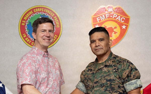 Key Leader Engagement with MARFORPAC chief of staff and Tim Nelson