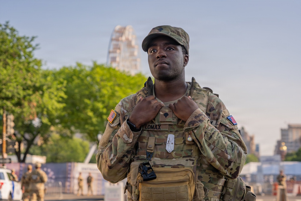 Mississippi National Guardsmen support America 250 at the Great American State Fair