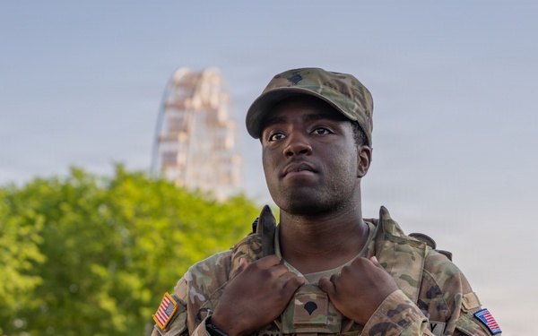 Mississippi National Guardsmen support America 250 at the Great American State Fair