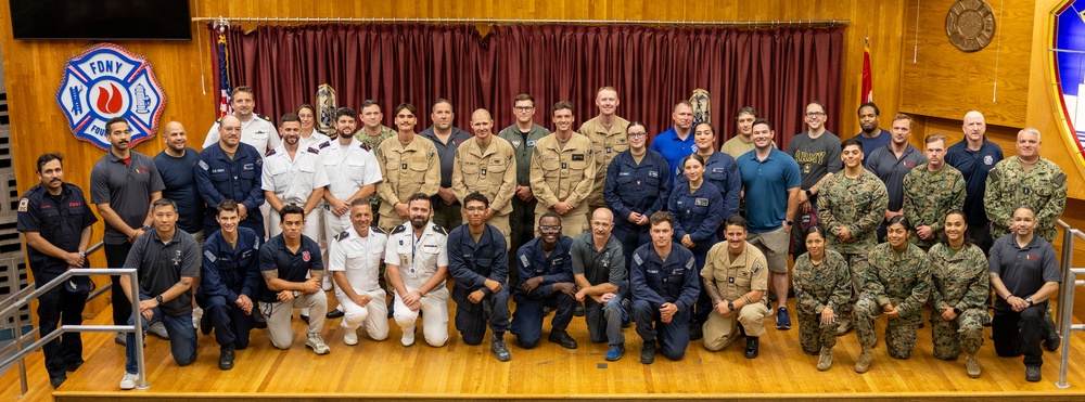 U.S. Service Members, Partners and Allies Tour FDNY Fire Academy