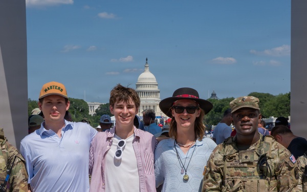 Mississippi National Guardsmen support America 250 at the Great American State Fair