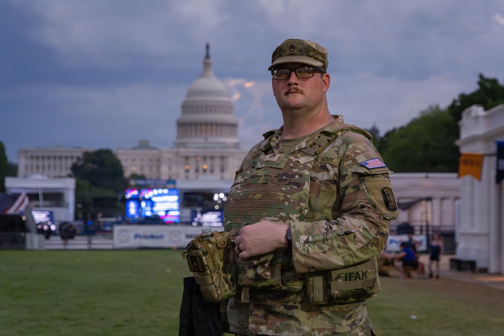 Mississippi National Guardsmen support America 250 at the Great American State Fair