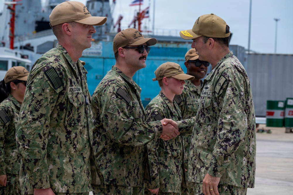 Rear Adm. Kyle Gantt Visits Coast Guard FRC
