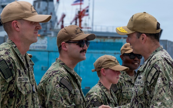 Rear Adm. Kyle Gantt Visits Coast Guard FRC
