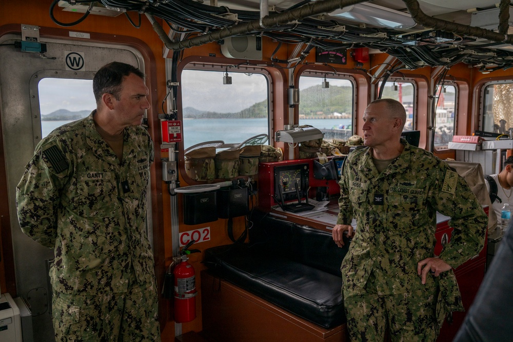 Rear Adm. Kyle Gantt Visits Coast Guard FRC