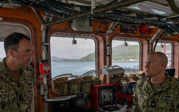 Rear Adm. Kyle Gantt Visits Coast Guard FRC