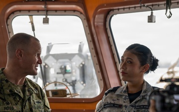 Rear Adm. Kyle Gantt Visits Coast Guard FRC
