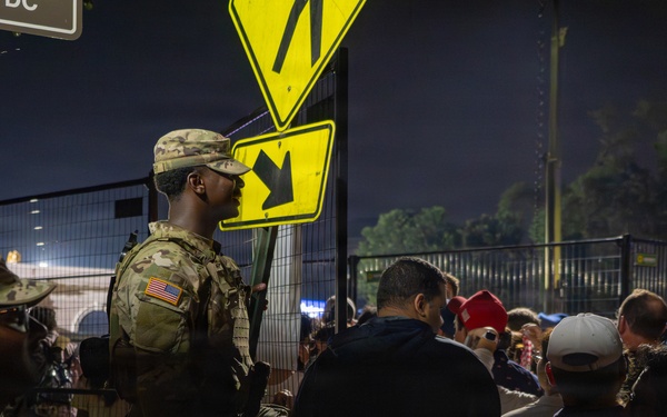 Mississippi National Guardsmen support as thousands leave after Salute to America Celebration &amp; Fireworks