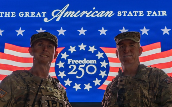 Leadership from the Mississippi National Guard supports ground operations during America 250