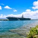 U.S.S. Theodore Roosevelt departs Pearl Harbor during RIMPAC 2026