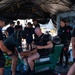Multinational Clearance Divers conduct a wreck access cutting dive during RIMPAC 2026