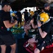 Multinational Clearance Divers conduct a wreck access cutting dive during RIMPAC 2026