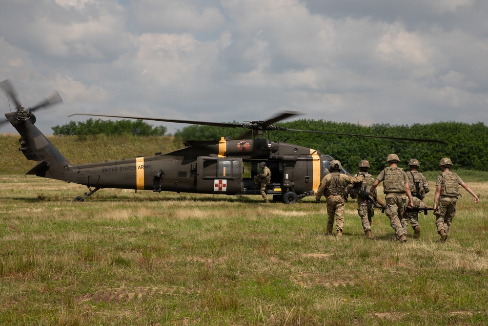 Eighth Army HSC holds Medical Care and Evacuation Exercise