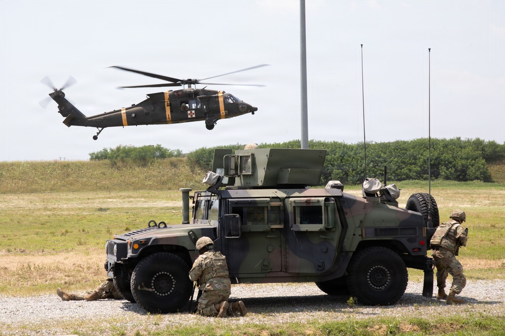 Eighth Army HSC holds Medical Care and Evacuation Exercise