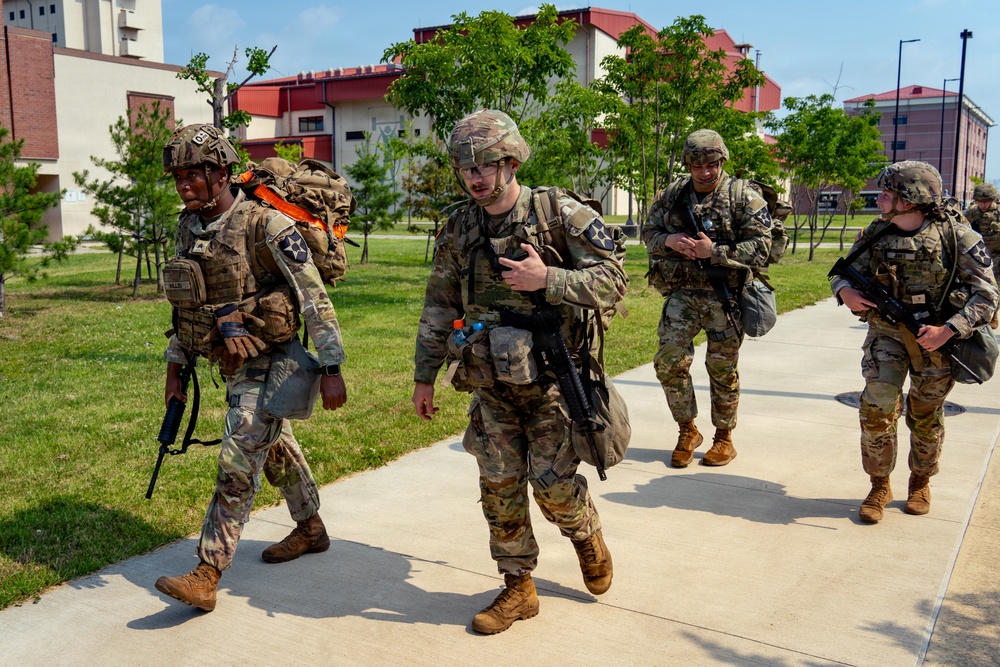 602d ASB Competes in 2ID Combat Relay