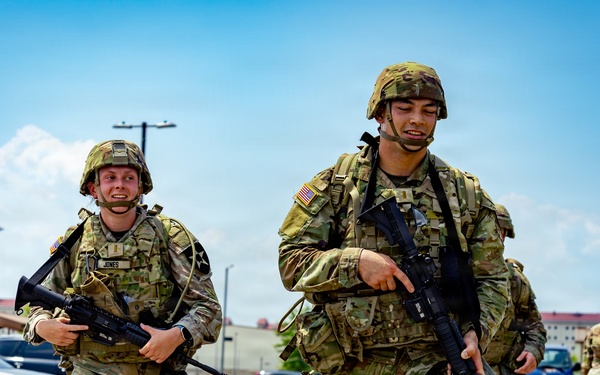 602d ASB Competes in 2ID Combat Relay