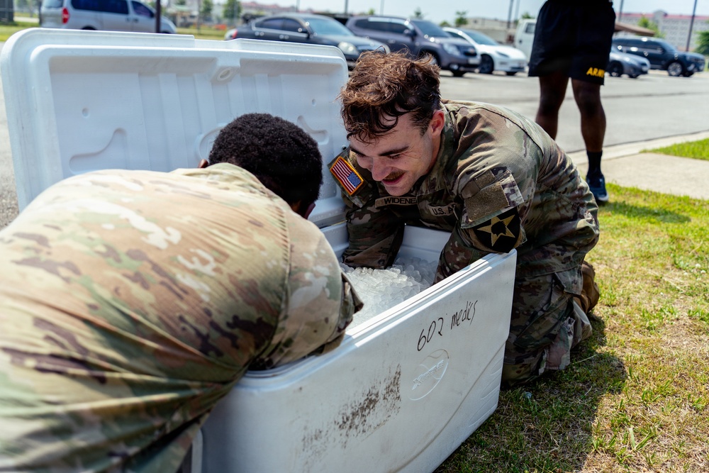 602d ASB Competes in 2ID Combat Relay