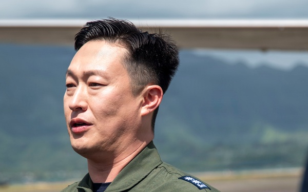 Maritime Patrol and Reconnaissance Aircraft component of Combined Task Force 172 participate in media availability for RIMPAC 2026
