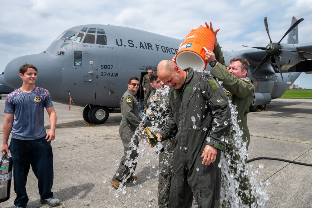 374 AW commander completes final flight