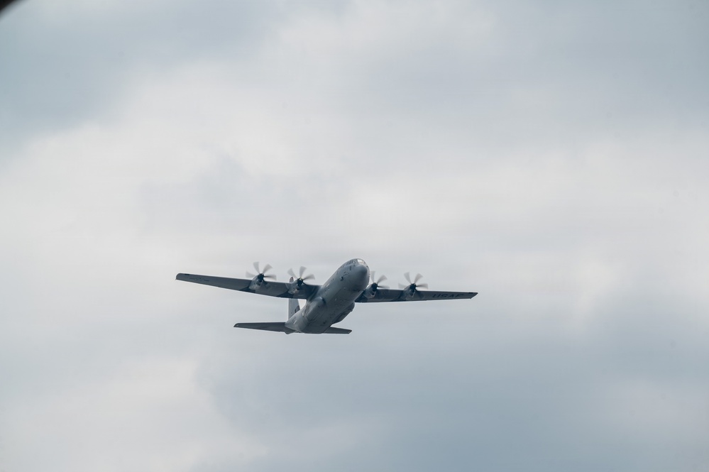 374 AW commander completes final flight