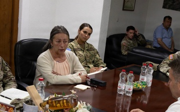 KFOR conducts key leader engagement with mayor of Parteš/Partesh