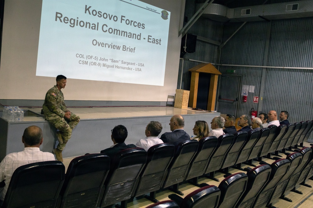 KFOR RC-E hosts America Inspires Freedom–The Kosovo Story project at Camp Bondsteel