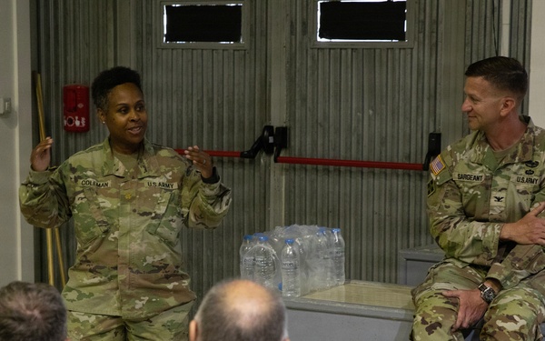 KFOR RC-E hosts America Inspires Freedom–The Kosovo Story project at Camp Bondsteel