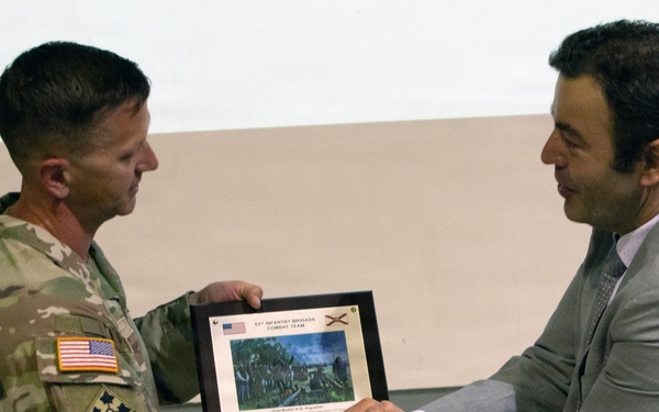 KFOR RC-E hosts America Inspires Freedom–The Kosovo Story project at Camp Bondsteel