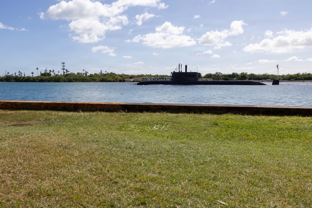 Dosan Ahn Changho (SS-038) departs Pearl Harbor to begin RIMPAC 2026 sea phase