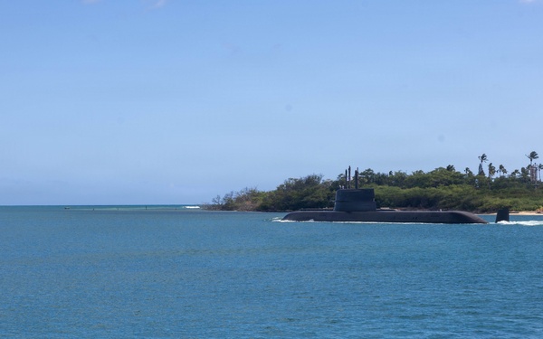 ROKS Dosan Ahn Changho (SS-038) departs Pearl Harbor to begin RIMPAC 2026 sea phase