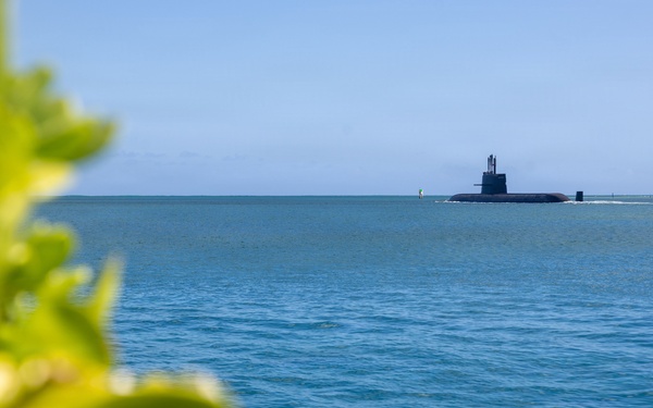 ROKS Dosan Ahn Changho (SS-038) departs Pearl Harbor to begin RIMPAC 2026 sea phase