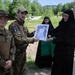 KFOR engineers support Brnjax Monastery gate project