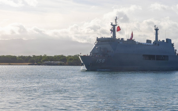 BAP Pisco (AMP156) Departs Pearl Harbor to begin RIMPAC 2026 sea phase