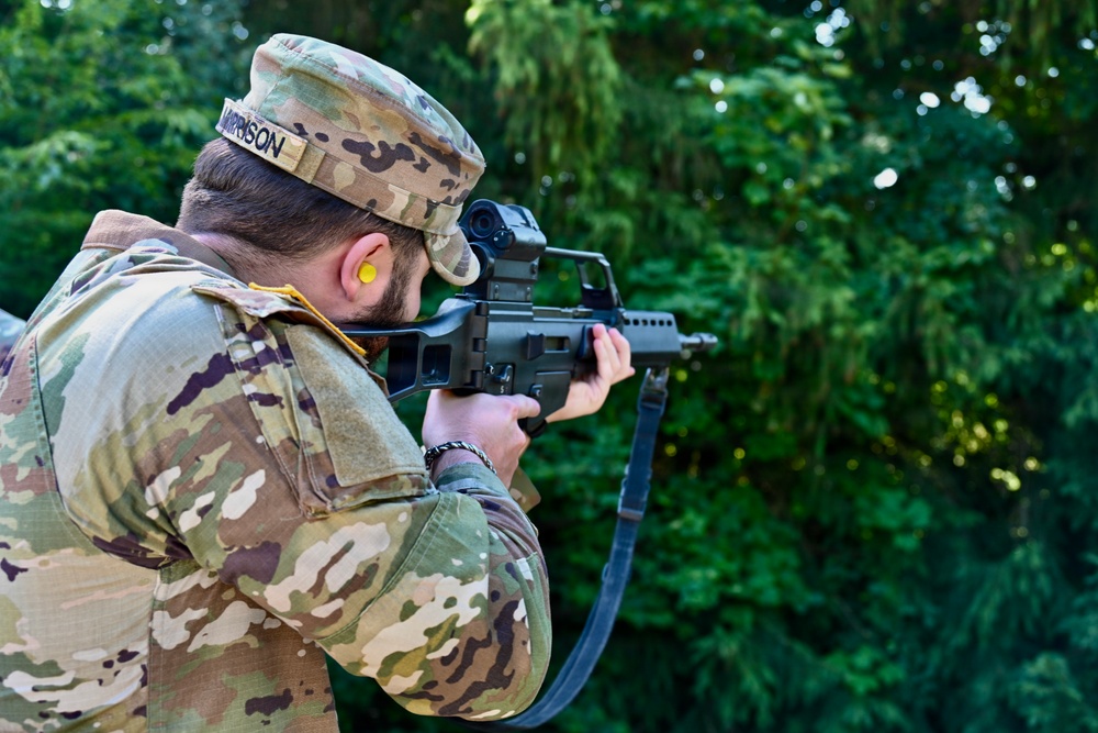 USAG Stuttgart Safety takes part in shooting competition, hosted by Bundeswehr Ulm in Dornstadt, June 25, 2026