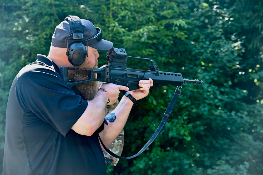 USAG Stuttgart Safety takes part in shooting competition, hosted by Bundeswehr Ulm in Dornstadt, June 25, 2026