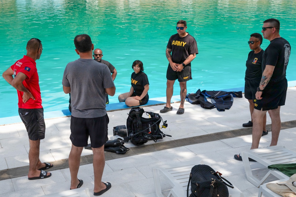 KFOR Soldiers train with Kosovo Search and Rescue ahead of dive certification