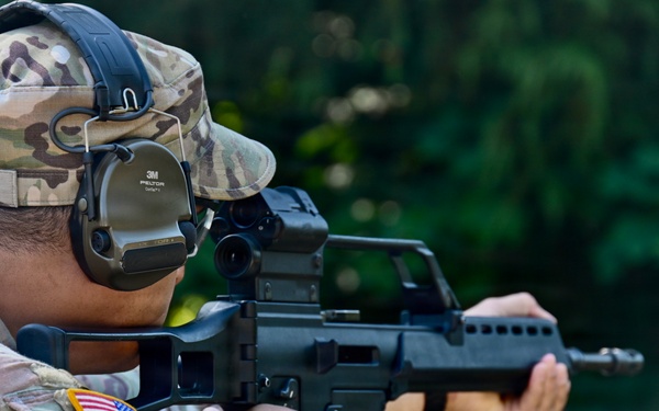USAG Stuttgart Safety takes part in shooting competition, hosted by Bundeswehr Ulm in Dornstadt, June 25, 2026