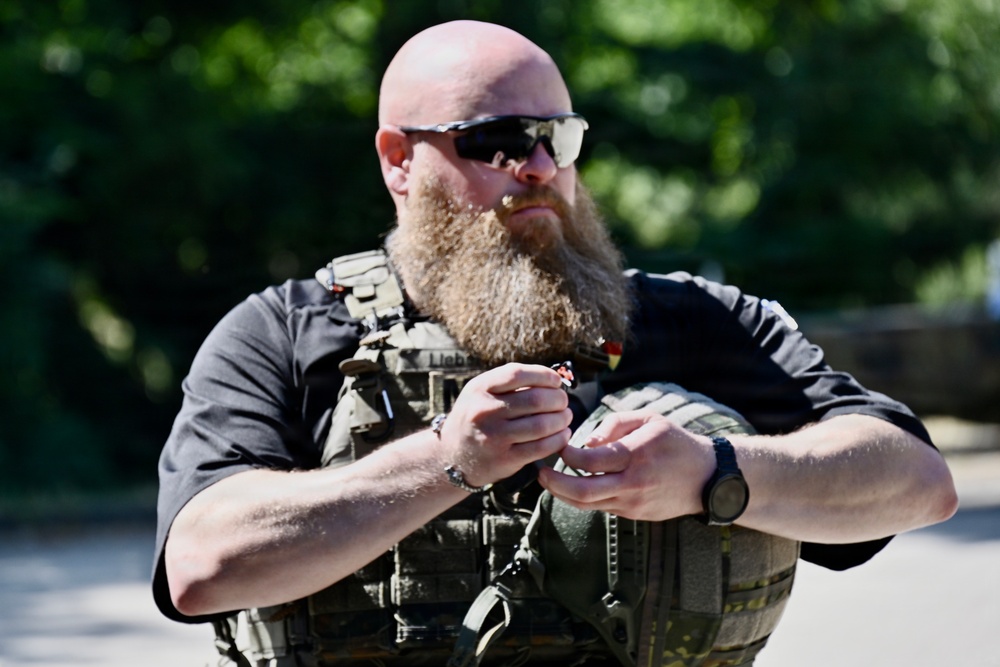 USAG Stuttgart Safety takes part in shooting competition, hosted by Bundeswehr Ulm in Dornstadt, June 25, 2026