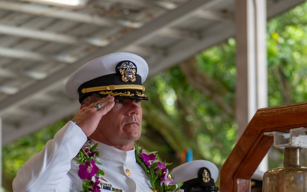 Navy Support Facility Diego Garcia Welcomes New Commanding Officer