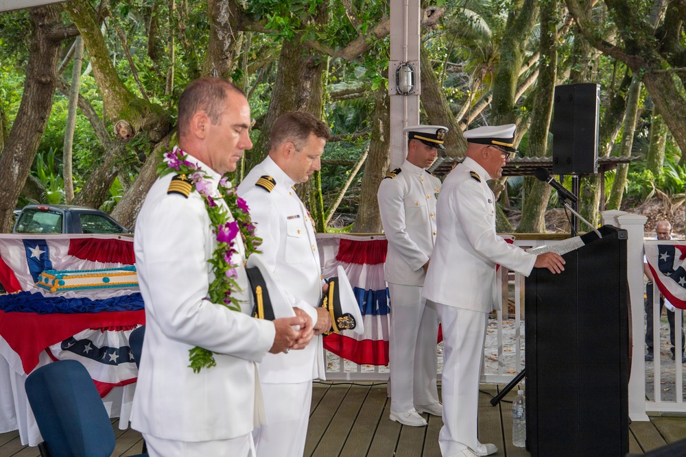 Navy Support Facility Diego Garcia Welcomes New Commanding Officer