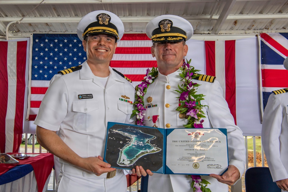 Navy Support Facility Diego Garcia Welcomes New Commanding Officer