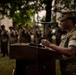U.S. Marine Corps Forces, Europe and Africa conducts Headquarters Company change of command ceremony in Germany
