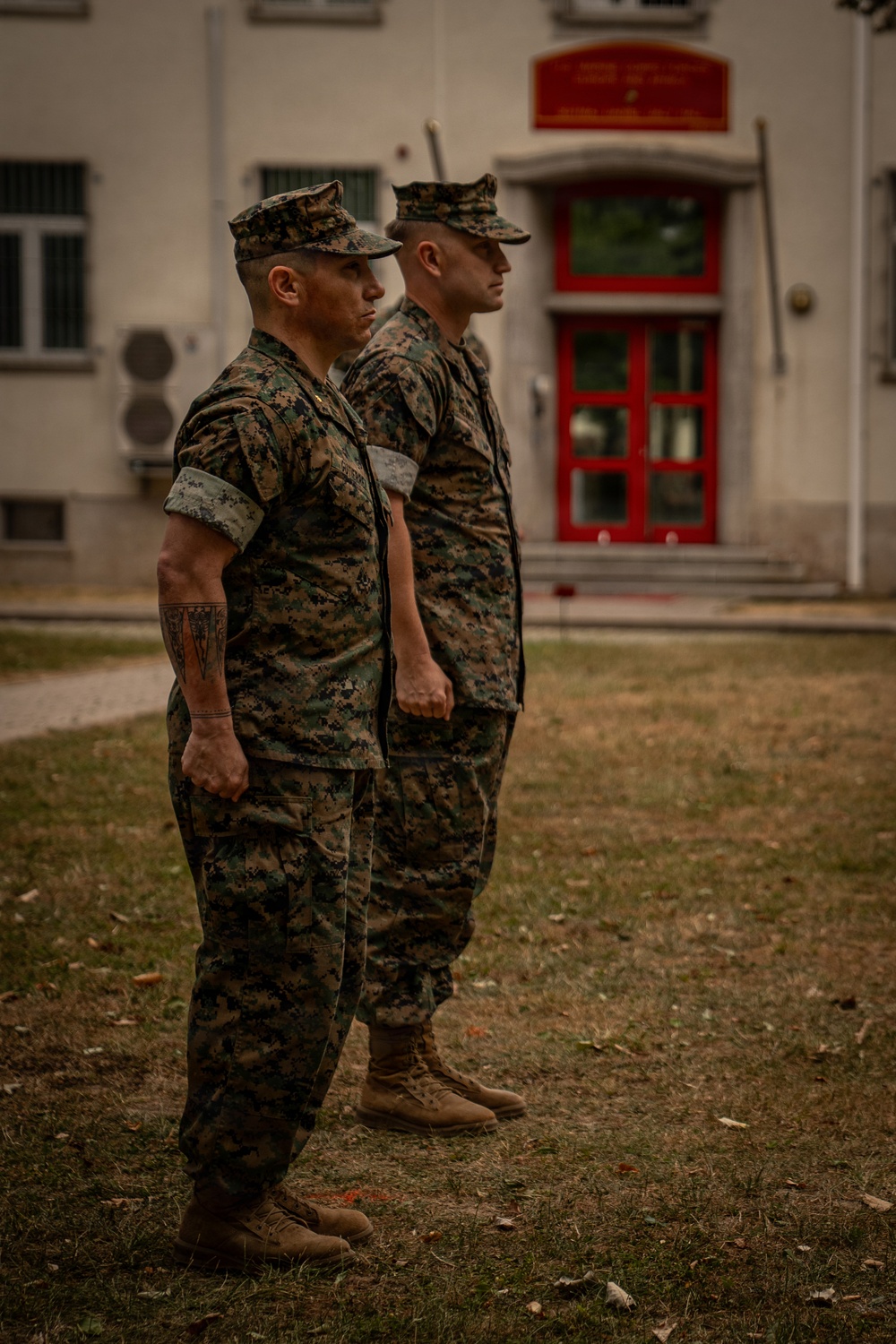 U.S. Marine Corps Forces, Europe and Africa conducts Headquarters Company change of command ceremony in Germany