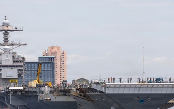 Norfolk Naval Shipyard Welcomes USS Gerald R. Ford for its First Planned Incremental Availability