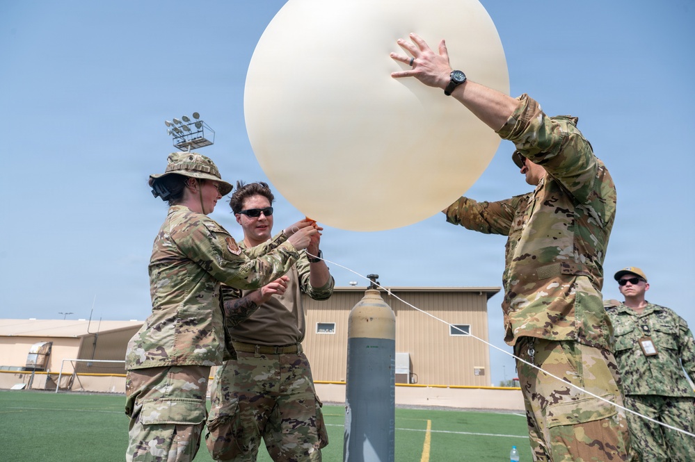 CJTF-HOA Weather Balloon Launch