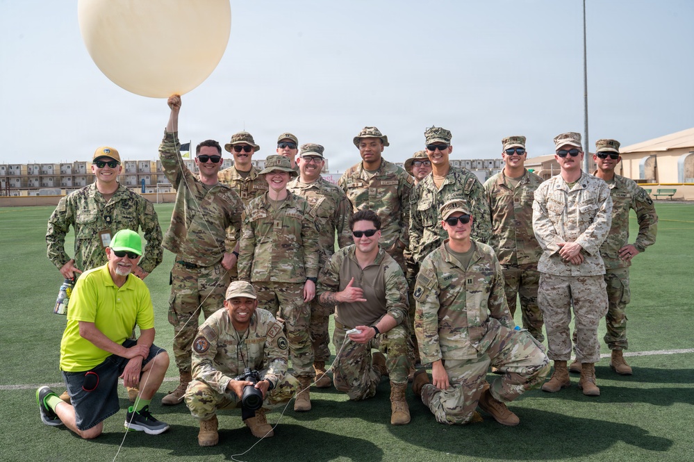 CJTF-HOA Weather Balloon Launch